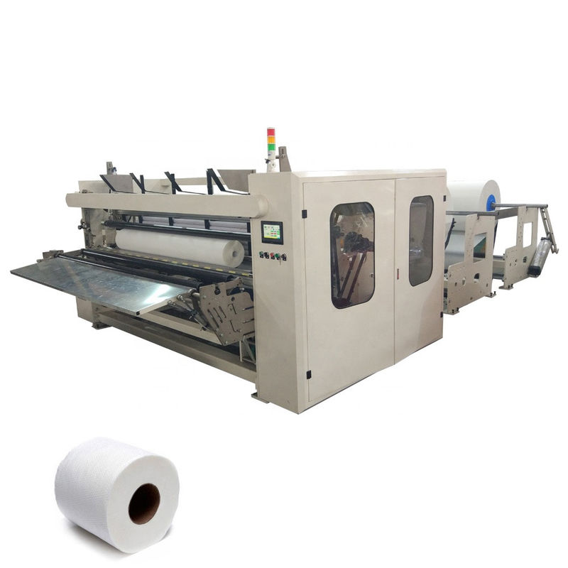 Jumbo Roll Rewinding 10kw Tissue Paper Manufacturing Machine